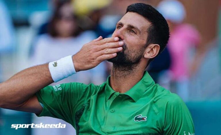Novak Djokovici s-a calificat în sferturi la Miami Open. La meci au asistat Serena Williams şi Juan Martin Del Potro