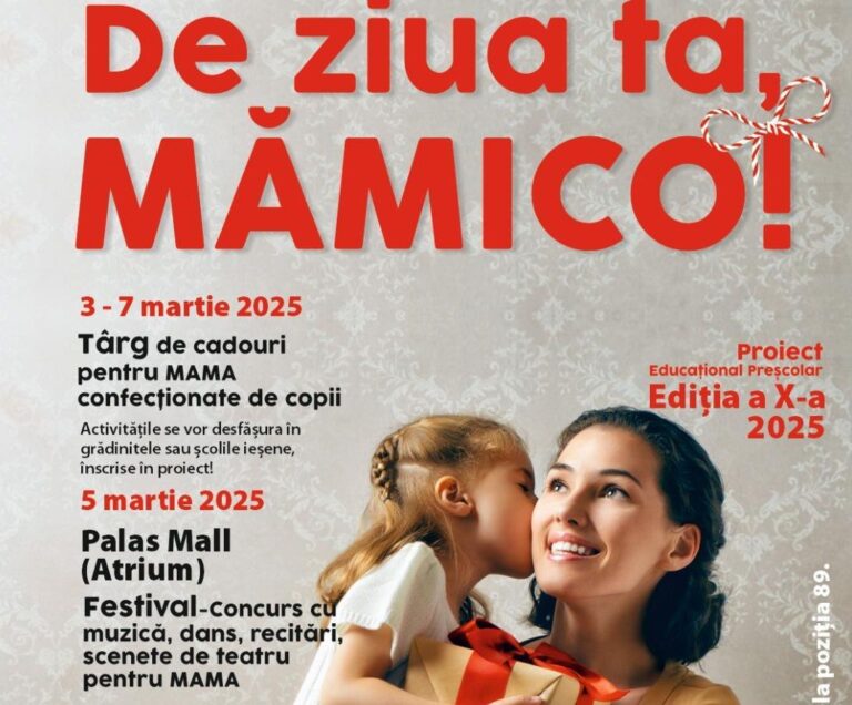 Festival dedicat mamelor - Peste 450 de preșcolari din Iași, pe scena Palas Mall