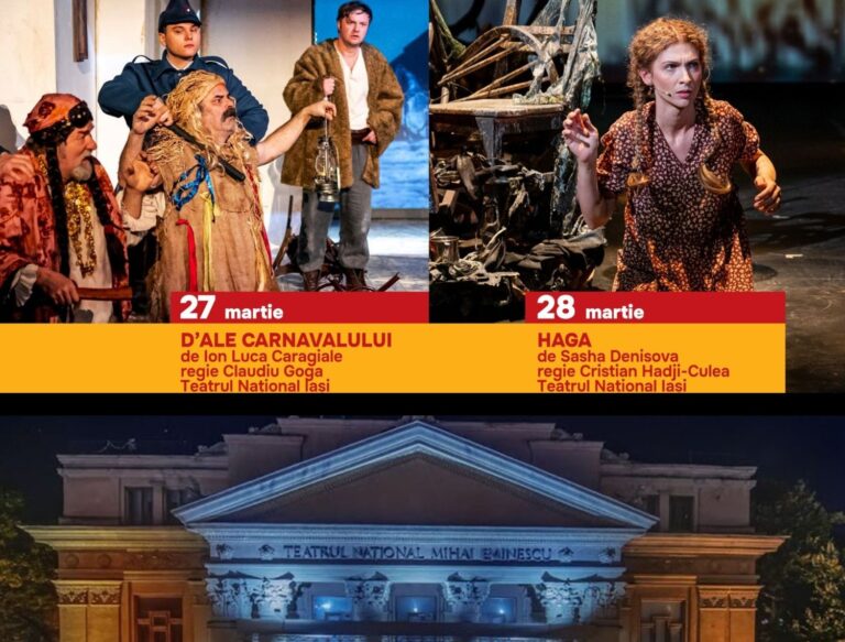 Teatrul Național din Iași, în turneu la Chișinău, de Ziua Mondială a Teatrului și Ziua Unirii Basarabiei cu România