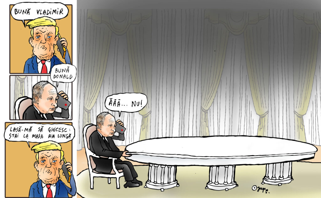  Trump vorbește la telefon cu Putin