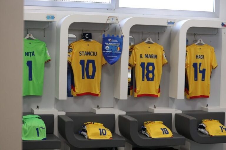 Echipa de start a României pentru meciul cu San Marino, din preliminariile CM-2026