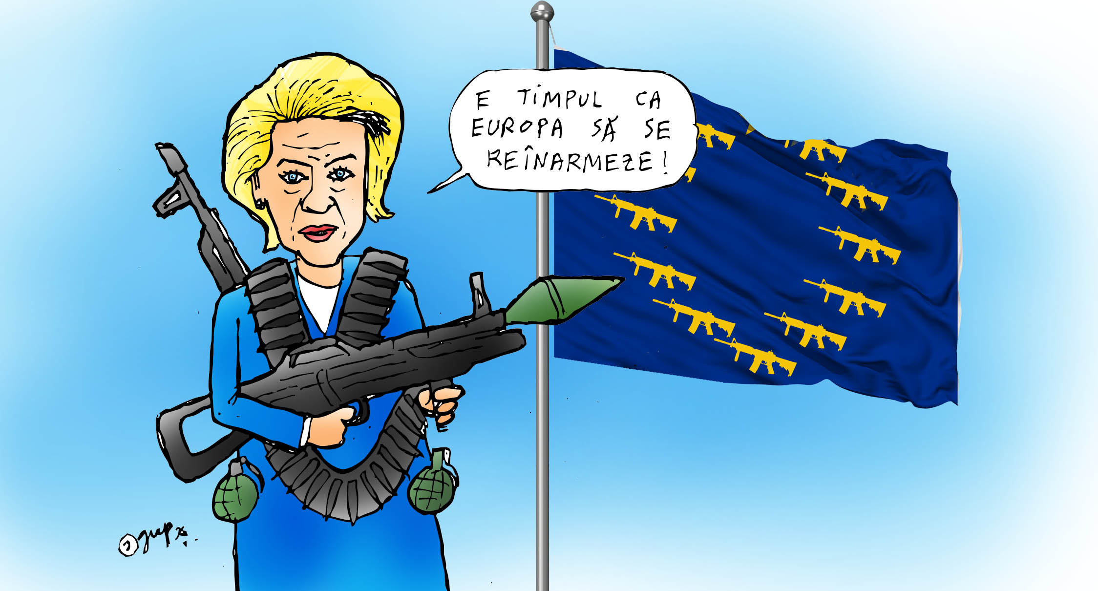 Ursula ne reînarmează ca să ne apărăm de Ursul rus