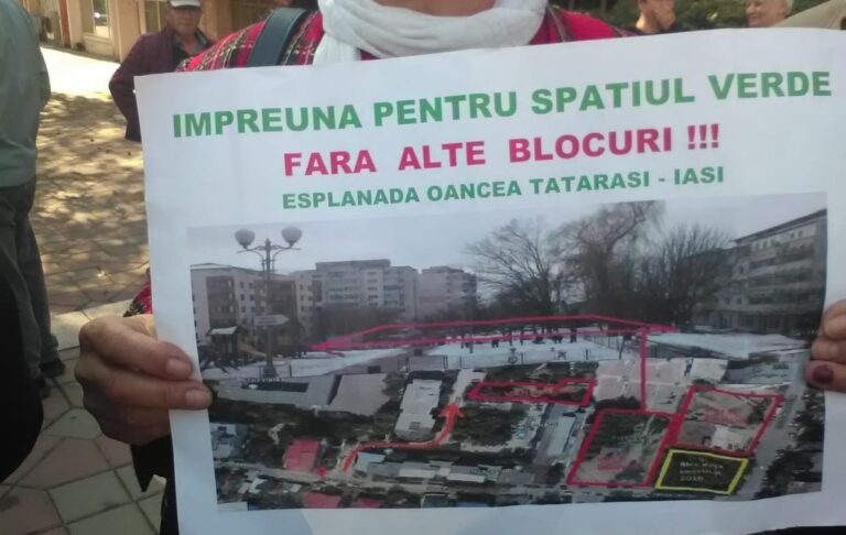 Opt ani de proteste au oprit proiectul imobiliar de pe Esplanada Oancea. S-a dat ultima sentință