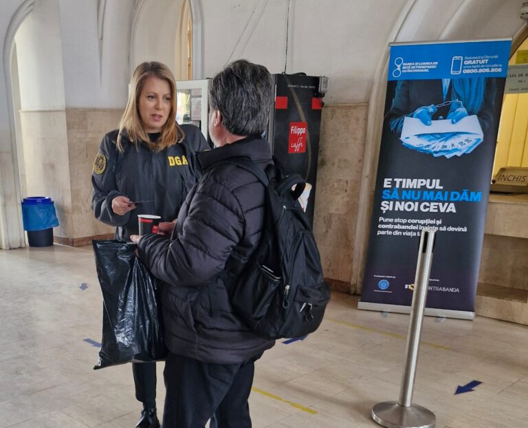 Activități de educație pentru promovarea integrității desfășurate în cadrul campaniei naționale „E timpul să nu mai dăm și noi ceva””