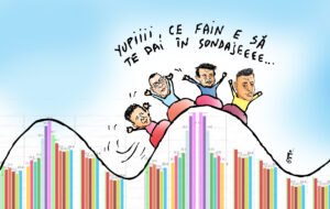 Candidații se dau în sondaje!
