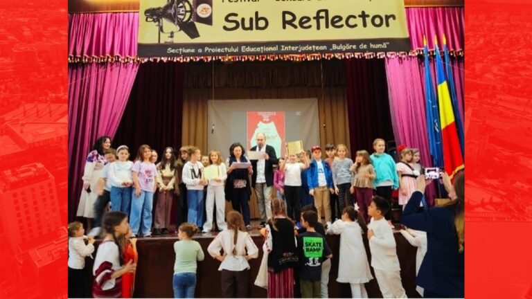 „Sub Reflector”, festivalul care aduce în fața publicului tinerele talente ale teatrului școlar din patru județe și Republica Moldova
