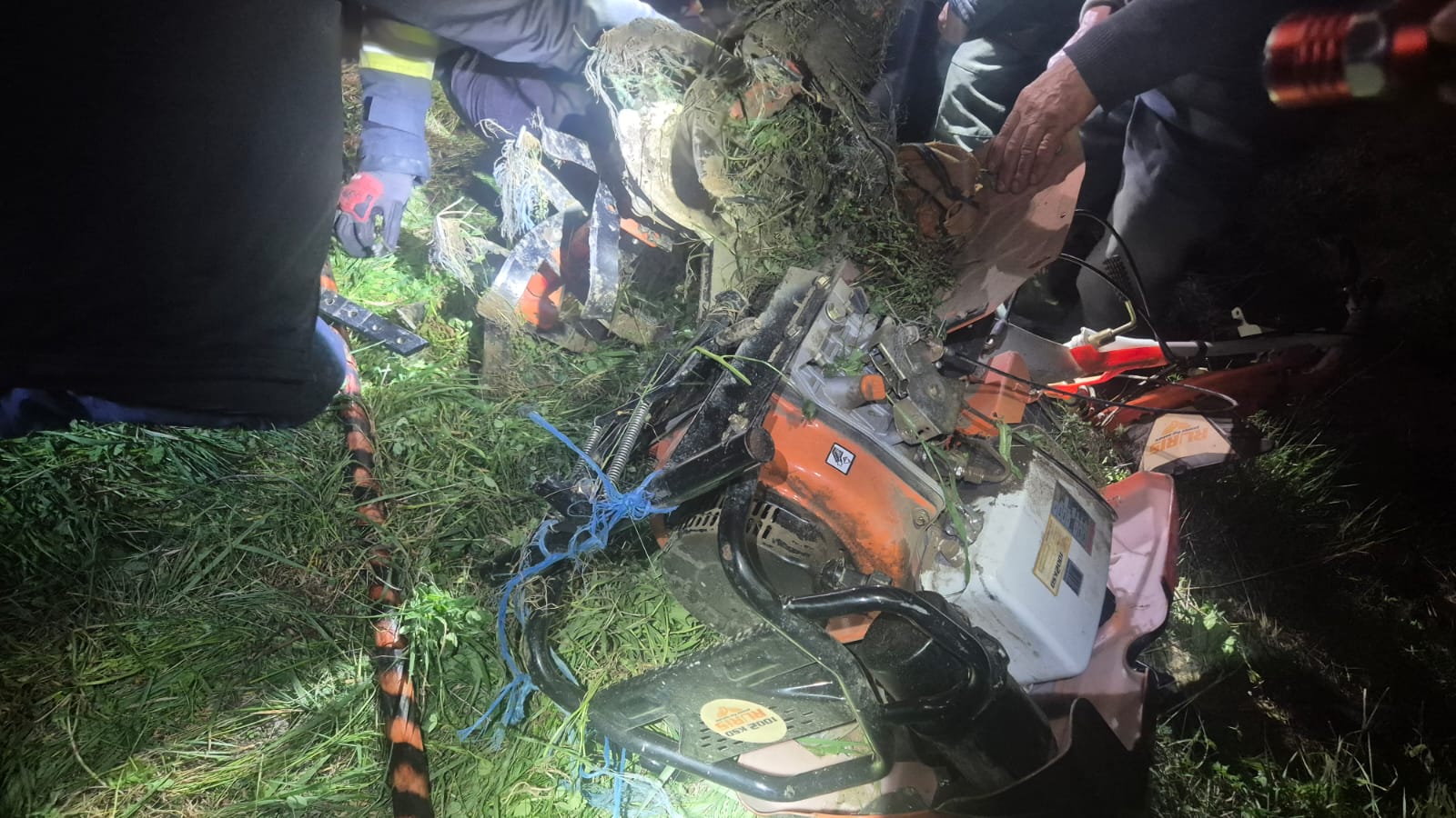 Accident produs în tipul unor lucrări agricole în Horlești
