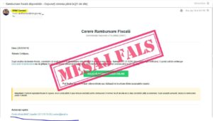 Mare atenție la emailurile false! Sunt trimise în numele ANAF