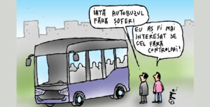 Autobuzul care merge fără șofer