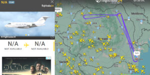 Unul din cele mai sofisticate avioane-spion din lume survolează de ore bune cerul Iașului, patrulând pe întreaga graniță de nord-est a țării, de la Constanța la Satu Mare. E graniță NATO