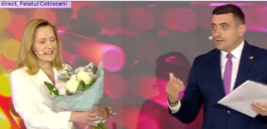 George Simion a părăsit dezbaterea de la Cotroceni după ce i-a oferit un buchet de flori Elenei Lasconi. Acesta a anunțat că nu va participa nici la celelalte dezbateri