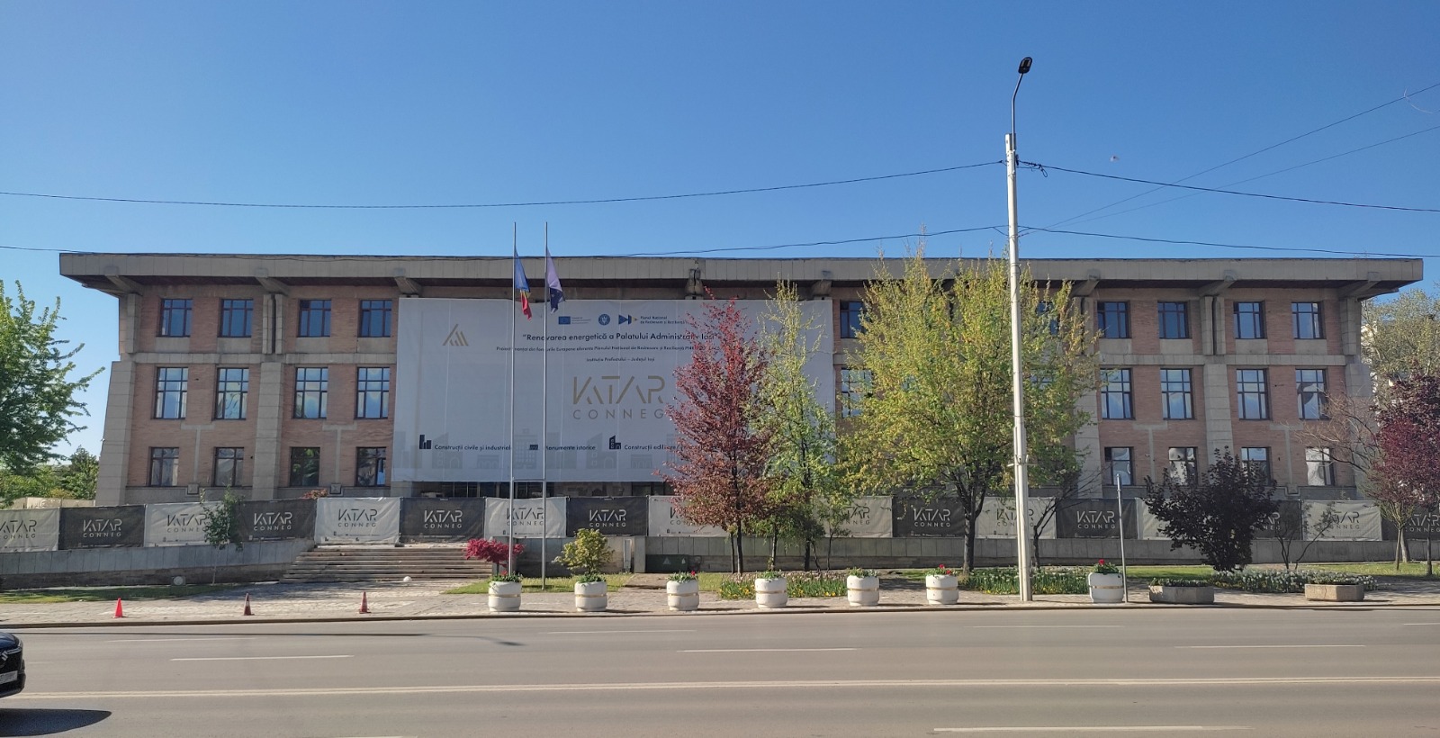 FOTO Cum arată șantierul de la Casa Pătrată pe dinăuntru? Prefectul Luciana Antoci: „Suntem în grafic. Ritm de lucru foarte bun”