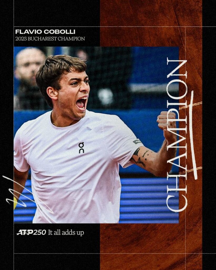  Italianul Flavio Cobolli a câştigat turneul Ţiriac Open. Este primul său trofeu în circuitul ATP