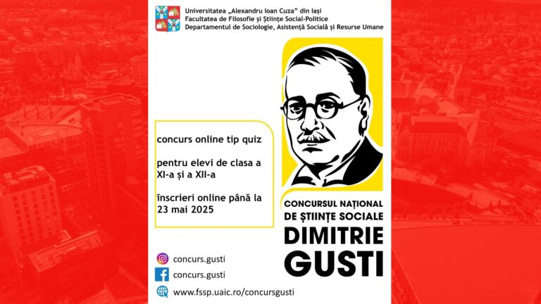 Concurs național pentru elevii pasionați de sociologie