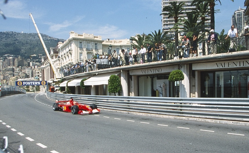 Monopostul Ferrari F2001 condus de Schumacher, vândut la licitație în timpul GP-ului de la Monaco
