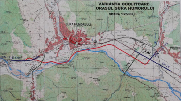 Ieșenii care merg spre Câmpulung sau Vatra Dornei vor trece peste cel mai mare viaduct din România. S-au aprobat indicatorii pentru ,,centura-viaduct” de la Gura Humorului