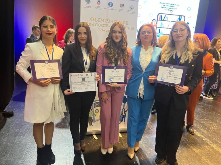 Succes pentru Colegiul Pedagogic din Iași la Olimpiada Națională de Pedagogie-Psihologie: cinci elevi, cinci premii