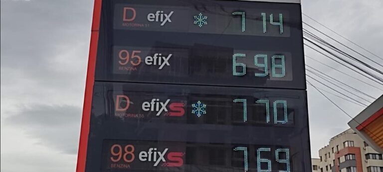 FOTO: Vești bune pentru șoferi la pompe: Prețul benzinei a scăzut