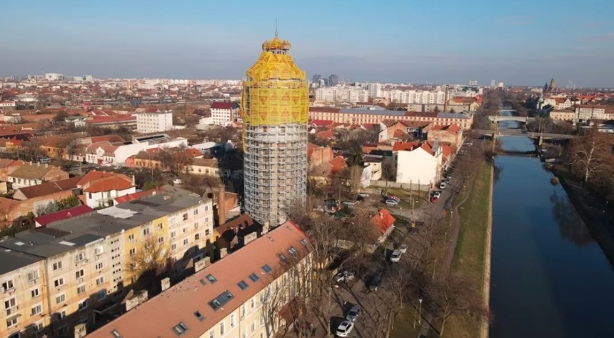  Timișoara e singurul oraș din țară care trebuie să dea înapoi banii primiți de la Ministerul Culturii: nu a reușit să termine la timp reabilitarea unui turn
