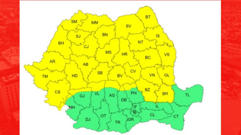 Vremea se răceşte accentuat şi sunt anunţate ploi, lapoviţă şi ninsoare