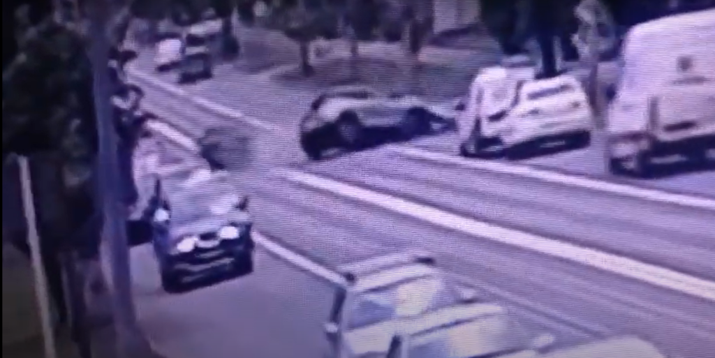 VIDEO: Momentul impactului accidentului din zona Brico Depot, surprins de camerele de supraveghere