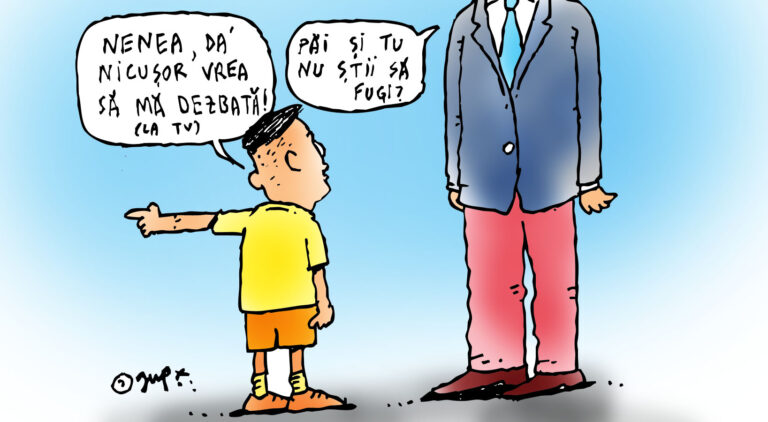 Nicușor e obraznic și nu-l lasă în pace pe Georgică 😀