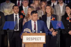 VIDEO George Simion vede altfel lucrurile: se proclamă învingător. „Suntem câștigători clari. Este victoria lui Călin Georgescu”
