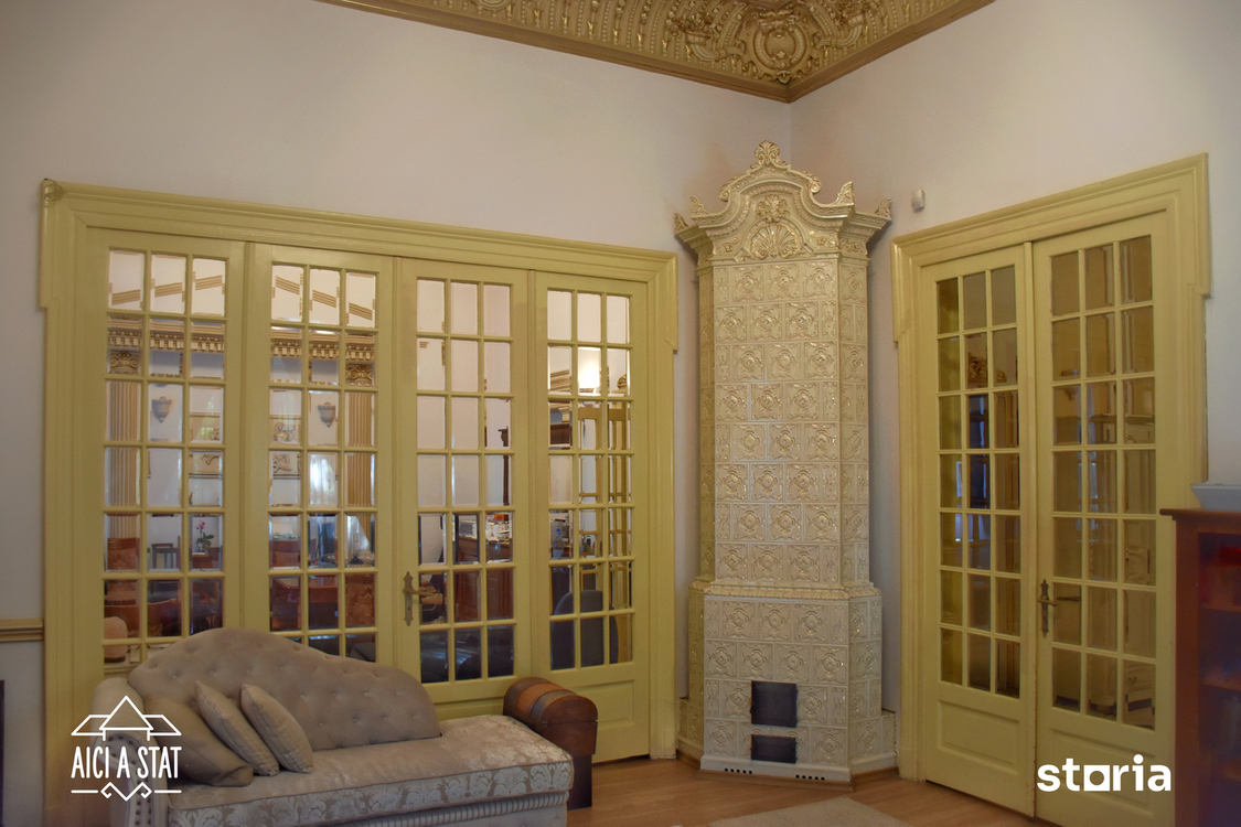  Cum arată un apartament de lux într-o vilă neoromânească de acum 100 de ani, scos la vânzare pe Storia cu 550.000 de euro (P)