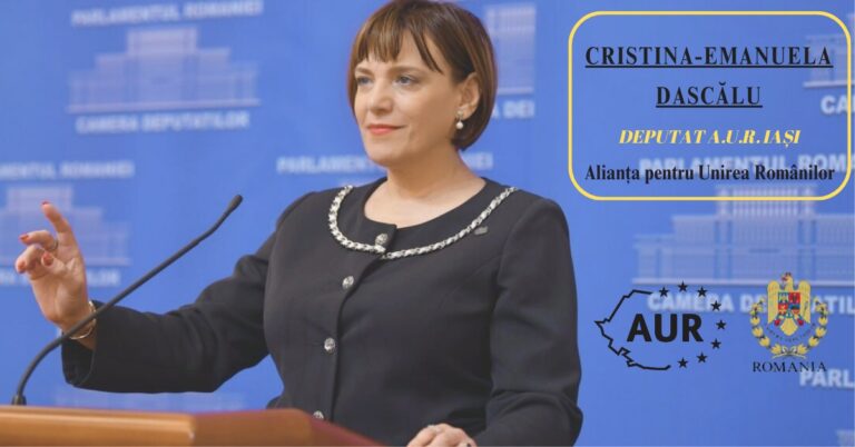 Într-un peisaj politic adesea lipsit de substanță, doamna deputat Cristina Emanuela Dascălu se remarcă drept o prezență necesară, articulată și verticală (P)