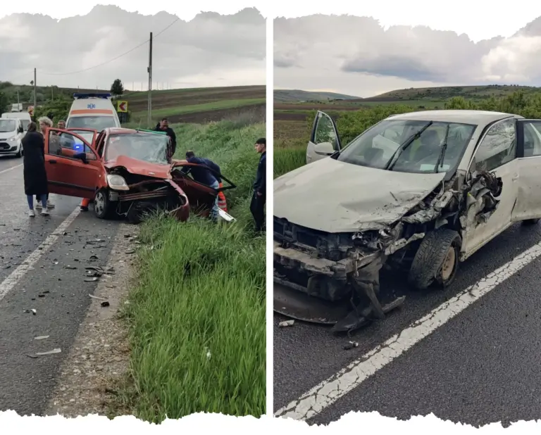Accident grav în Iași – O victimă încarcerată după impactul a două mașini