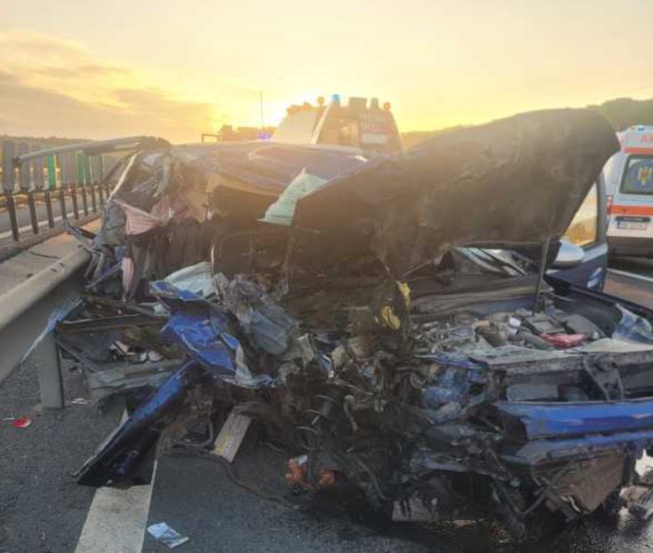 Sibiu: O femeie a decedat și alte două persoane au fost rănite în urma unui accident rutier produs pe A1