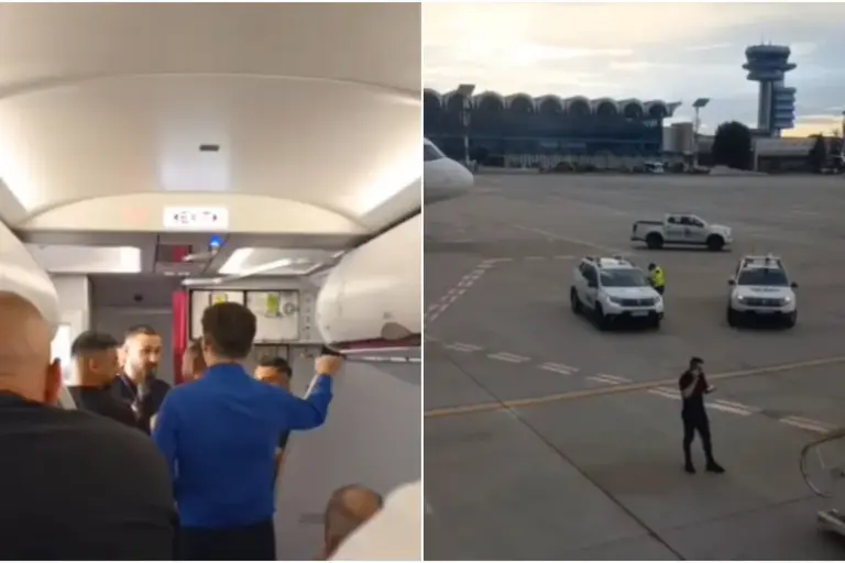 VIDEO - Mai mulţi cocalari s-au bătut la bordul unui avion care urma să decoleze din București