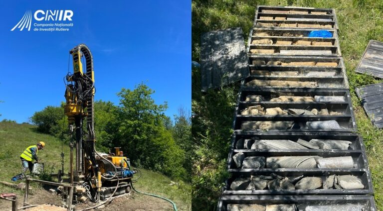 Autostrada A13 Brasov - Bacău. Forajele geotehnice pentru studiul de fezabilitate au ajuns la 30%