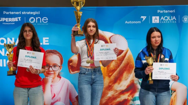 Trei elevi de la CS Politehnica Iași, medaliați la Campionatele Naționale de șah pentru copii și juniori