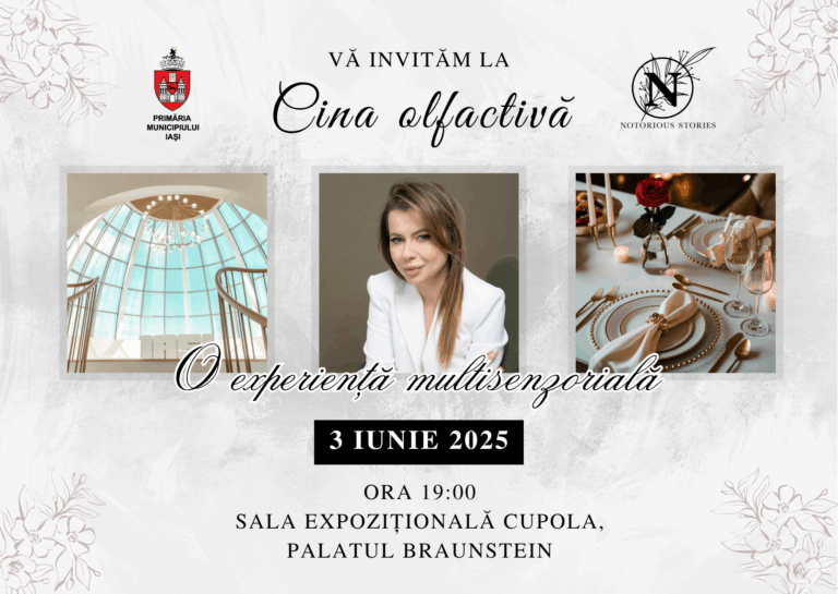 Masterclass în parfumeria de nișă și cină olfactivă, la Iași