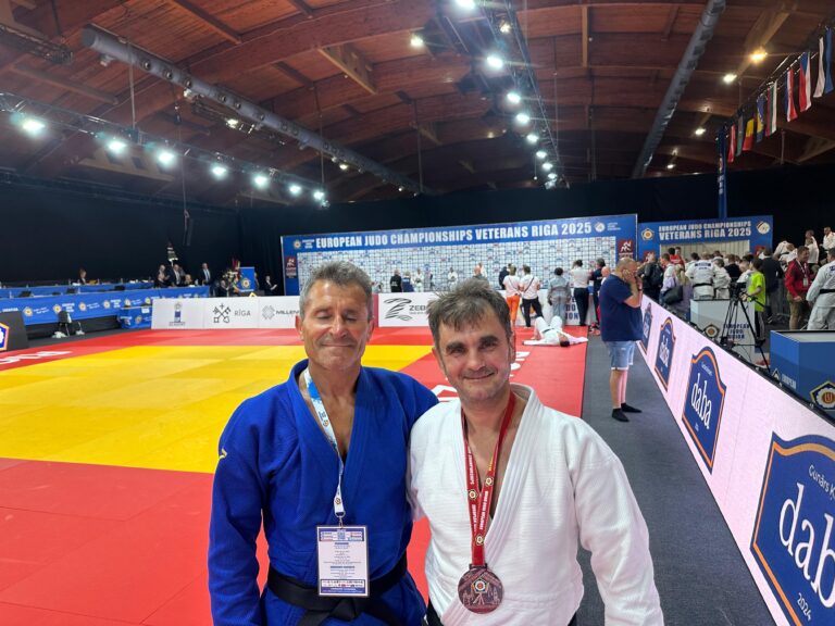 Un cunoscut om de afaceri din Iași a cucerit medalia de bronz la Europenele de judo