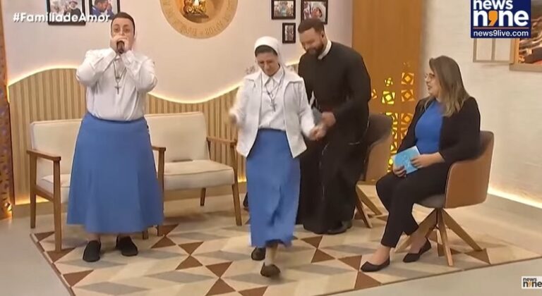 VIDEO: Două călugărițe din Brazilia au ajuns virale pe internet după un moment inedit la o televiziune catolică