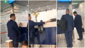 Simion a făcut scandal pe aeroport și a sărit peste rând: „N-am timp, mă!”
