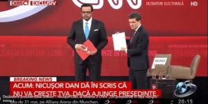 Nicuşor Dan a semnat o hârtie pe care a scris că, dacă va fi preşedinte, TVA nu va creşte în mandatul său