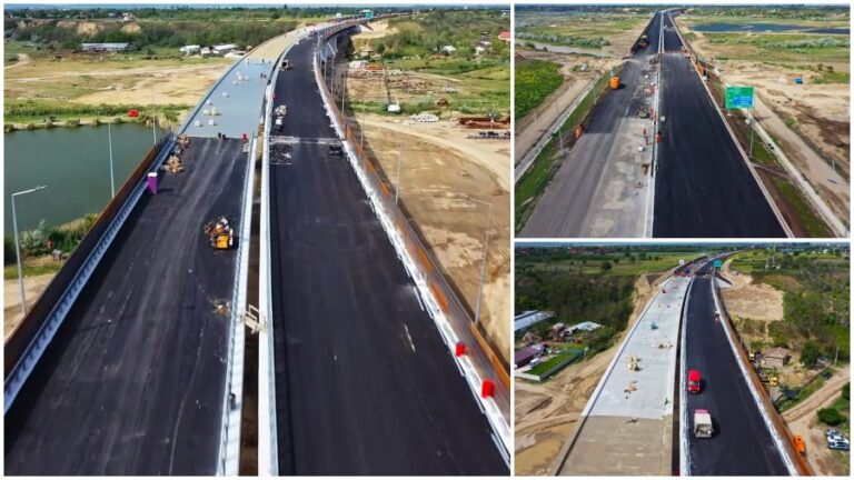 VIDEO Întârziere pe A7, Autostrada Moldovei. Cea mai mare structură de pe sectorul Buzău-Focșani nu va fi gata pe 21 mai, al treilea termen fixat, ci la sfârșitul lunii