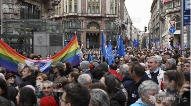 Marșurile „pride” interzise de Ungaria sunt cerute înapoi de mai multe țări europene 