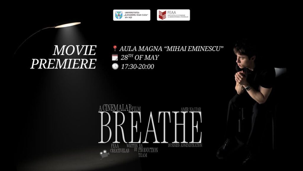„Breathe”, scurtmetrajul-manifest al studenților economiști ieșeni. O pledoarie pentru sănătatea mintală