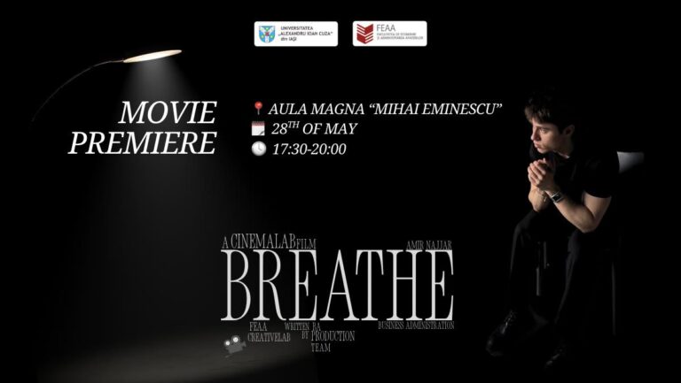 „Breathe”, scurtmetrajul-manifest al studenților economiști ieșeni. O pledoarie pentru sănătatea mintală 