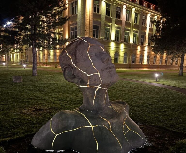 Regina Nordului luminează campusul USV Iași: artă și tehnologie într-o sculptură spectaculoasă