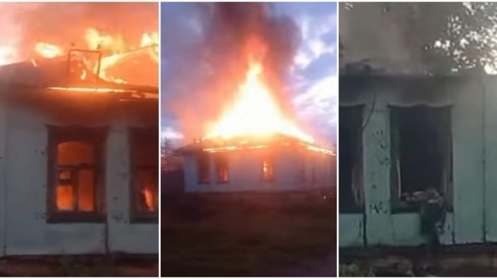  Rușii au atacat cu drone Bucovina. O gară a ars puternic