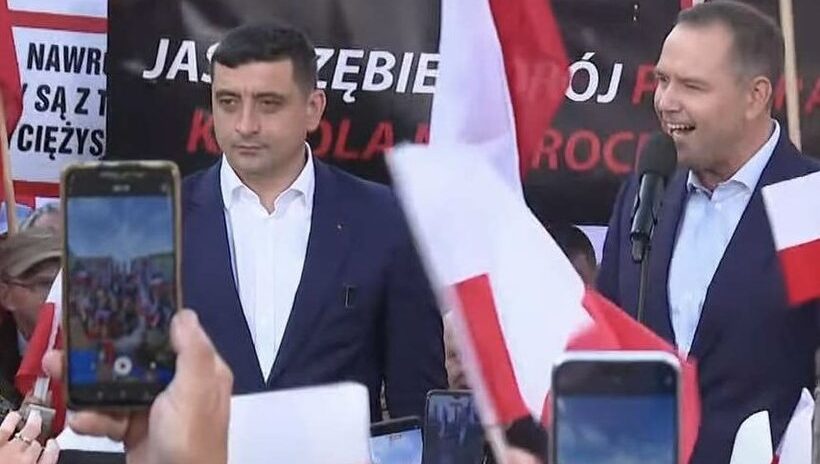 Premierul Poloniei: „Rusia se bucură. Nawrocki şi omologul său pro-rus din România, George Simion, pe aceeaşi scenă, cu cinci zile înainte de alegerile prezidenţiale din Polonia şi România”