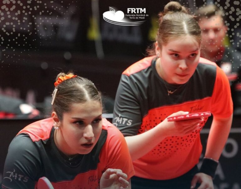 Tenis de masă: Elena Zaharia şi Bianca Mei-Roşu, vicecampioane europene la dublu, la U21