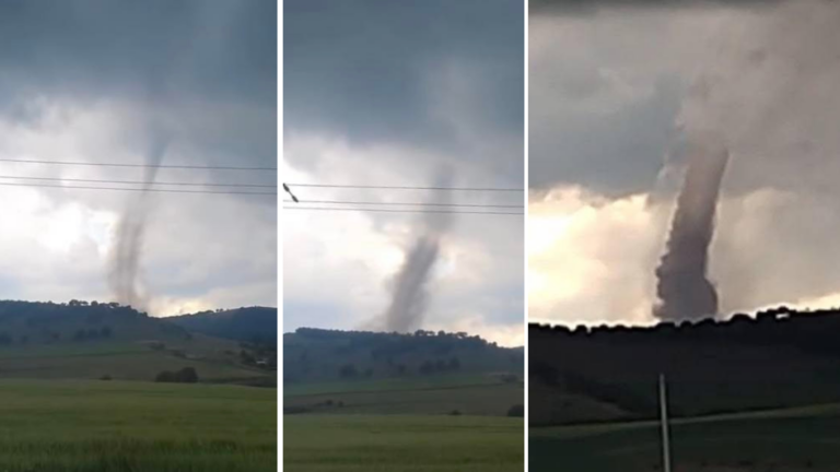 VIDEO/FOTO| Tornadă filmată în județul Tulcea. Imagini rare, surprinse de localnici