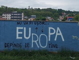 VIDEO: Un zid din Iași mobilizează comunitatea locală să apere Europa și democrația – „Nu va fi ușor...”