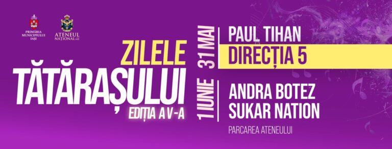 Cartierul Tătărași, în sărbătoare: concert cu Direcția 5, spectacole pentru copii și focuri de artificii. Intrarea liberă